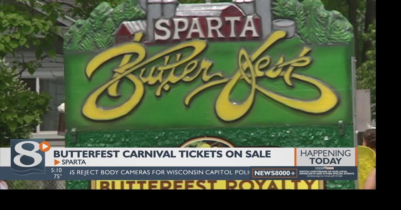 Advance tickets on sale for Sparta Butterfest carnival attractions