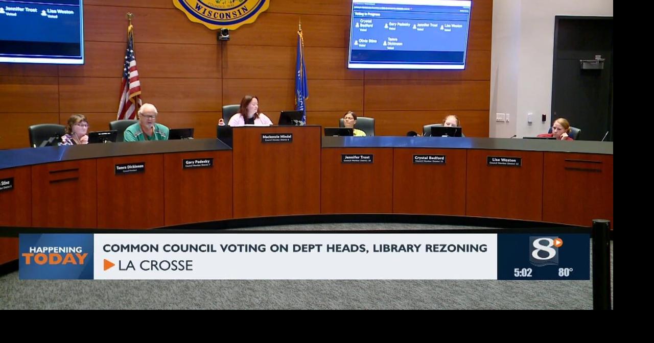 Common Council Voting on Dept Heads, Library Rezoning | News | news8000.com