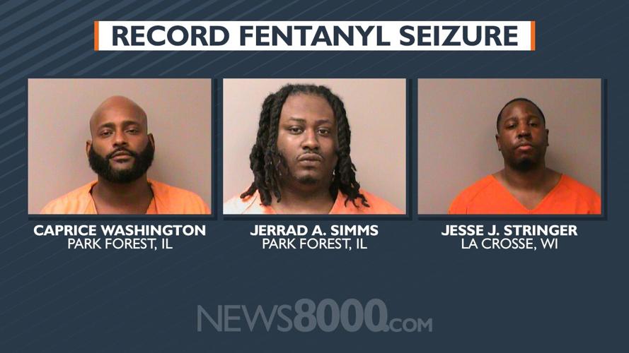 La Crosse police seize record amount of fentanyl, arrest three Crime
