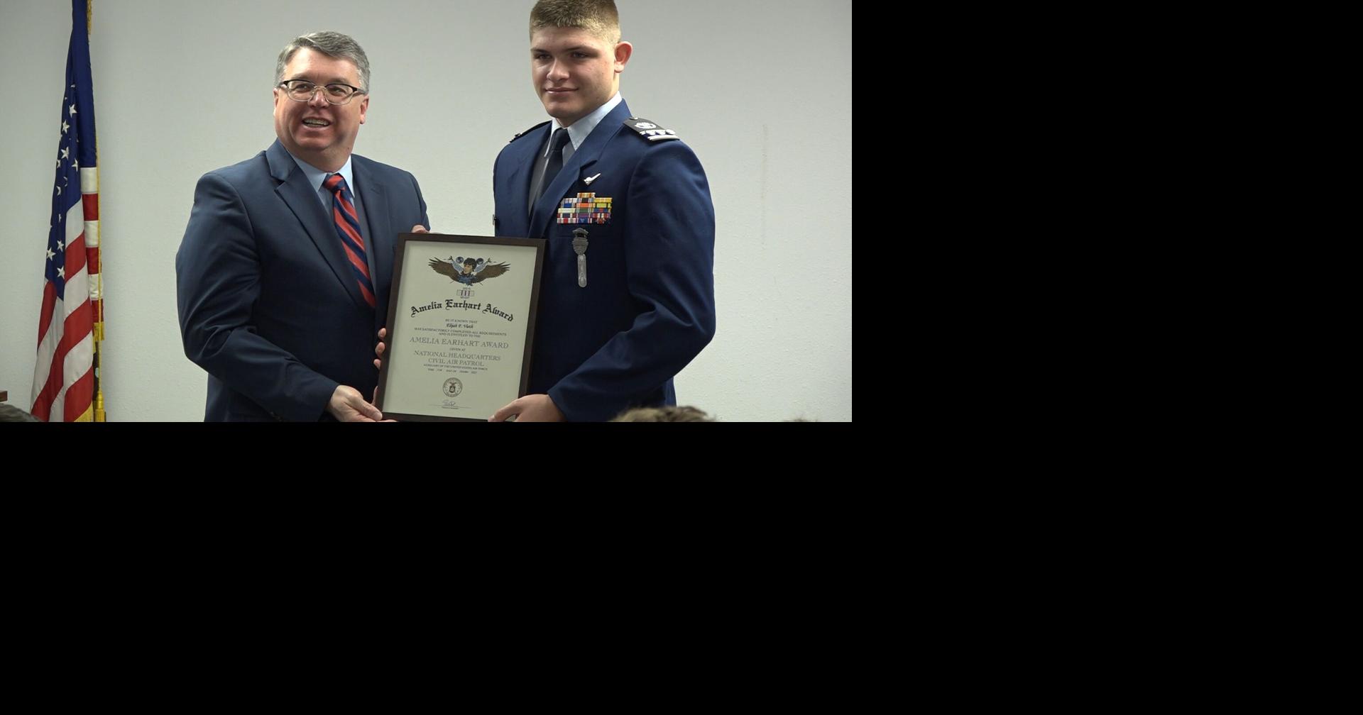 Commander of La Crosse Civil Air Patrol Composite Squadron gets Amelia ...