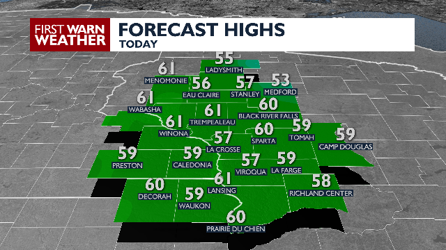 Warmer temperatures with potential fire danger due to breezy and dry ...