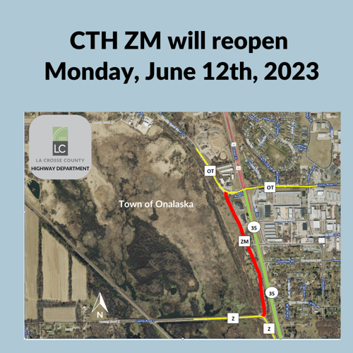La Crosse County Highway Dept. shares update on road closures and