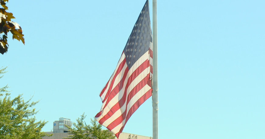 Wisconsin flags fly at half-staff as Milwaukee police officer Kendall Corder is laid to rest