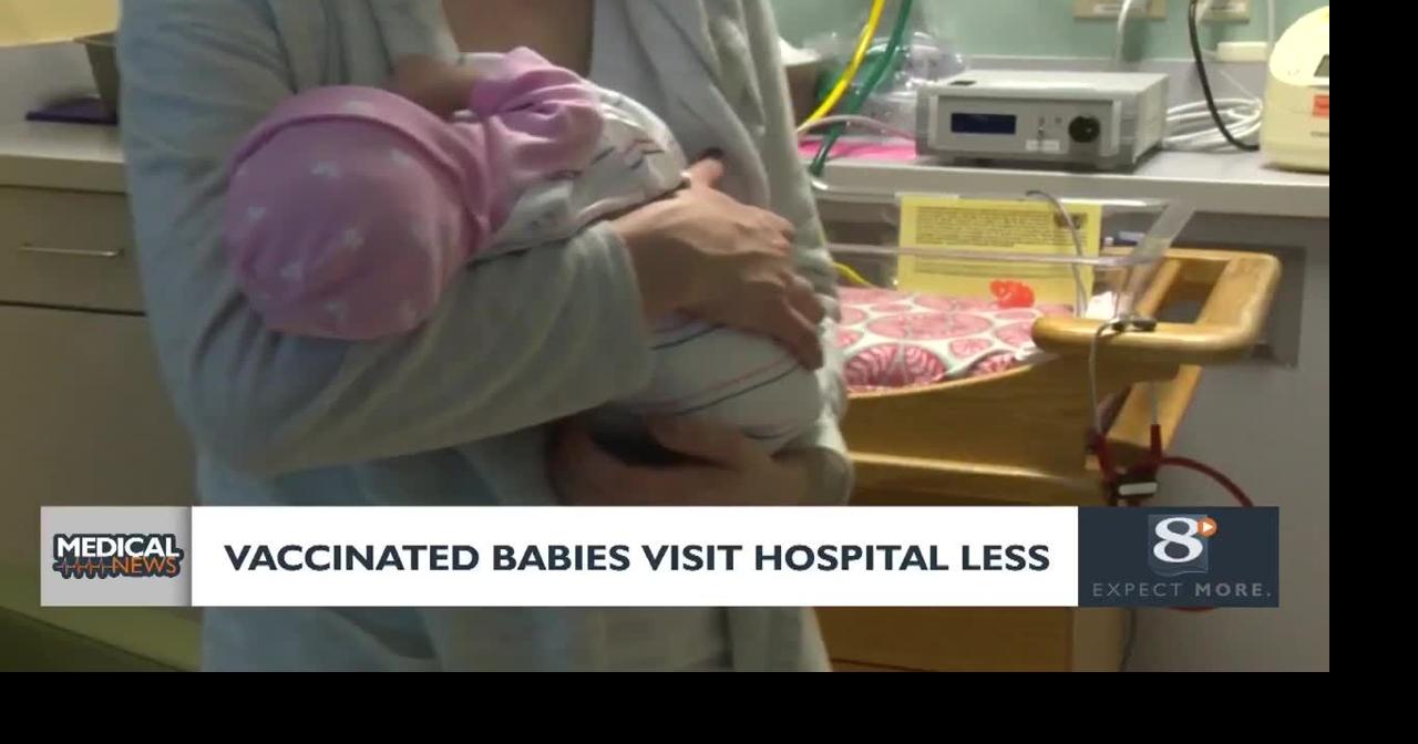 Health headlines: Vaccinated babies visit the hospital less often