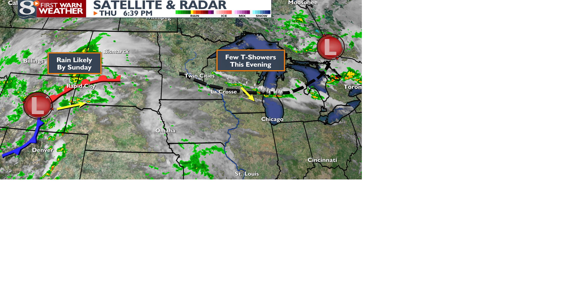 A storm or two possible today & tomorrow with more widespread rain on ...