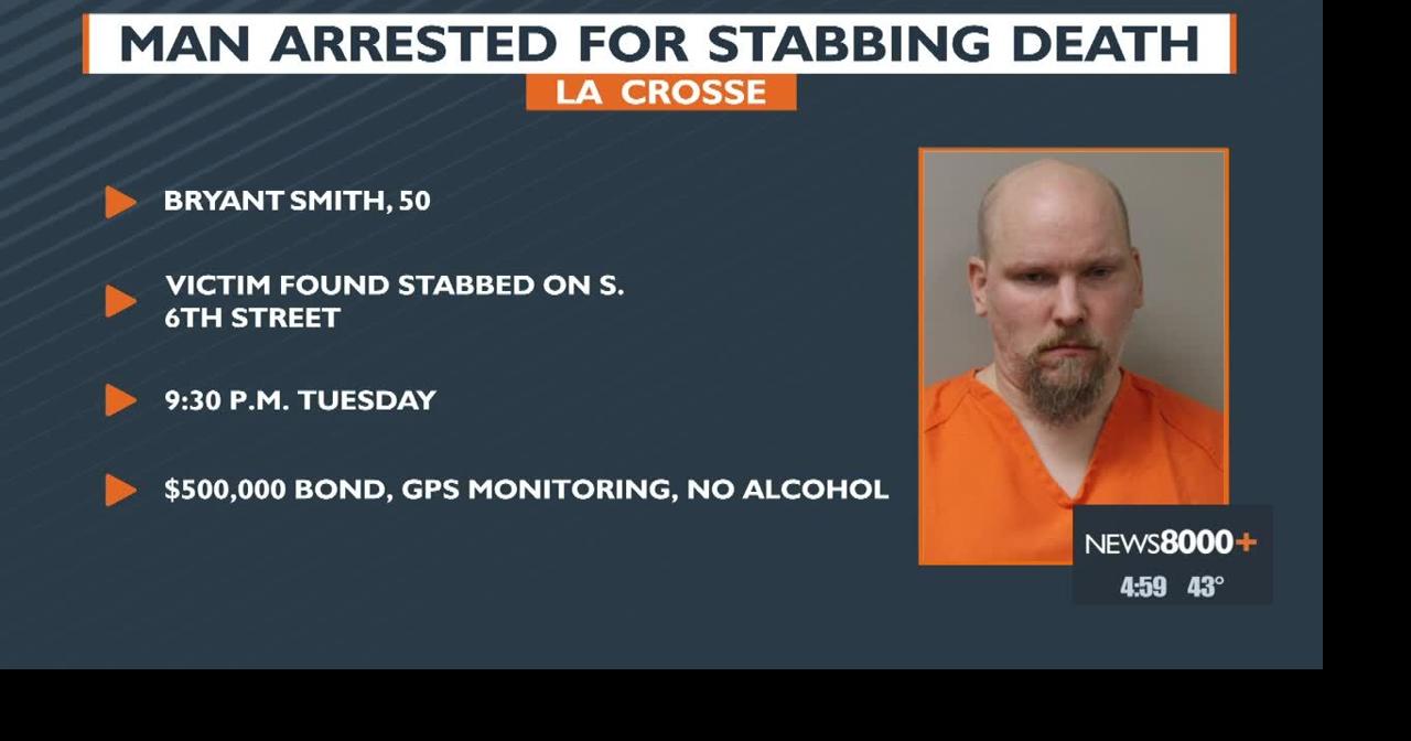 La Crosse man arrested on homicide charges, accused in stabbing on city's south side News