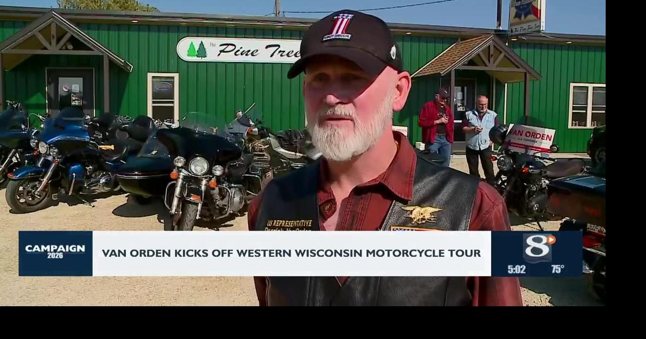 Van Orden Kicks Off Western Wisconsin Motorcycle Tour | News | news8000.com
