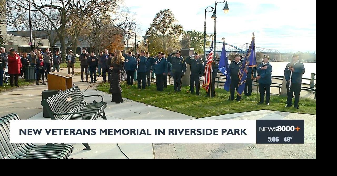 La Crosse City Vision Foundation dedicates new veterans memorial statue