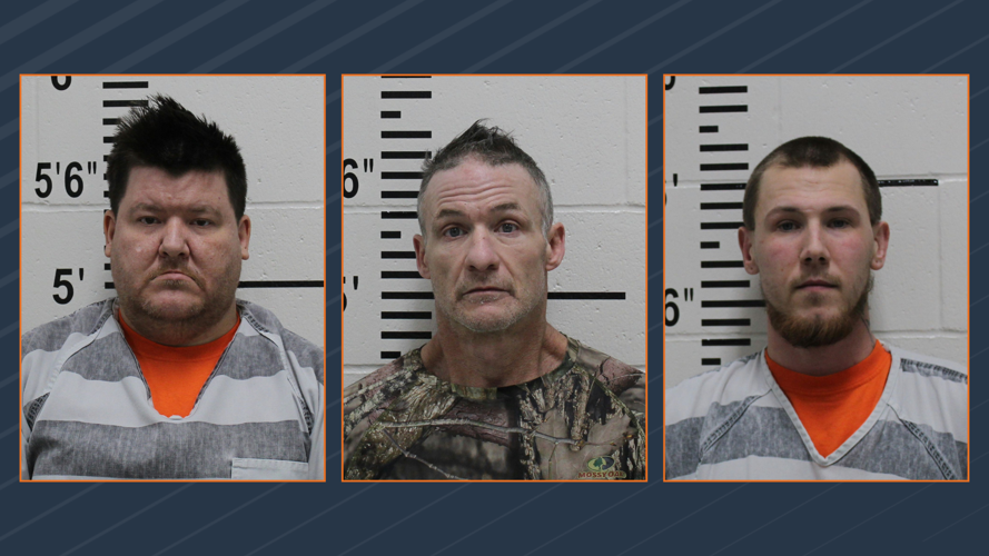 Three men face charges for northern Winneshiek County burglaries