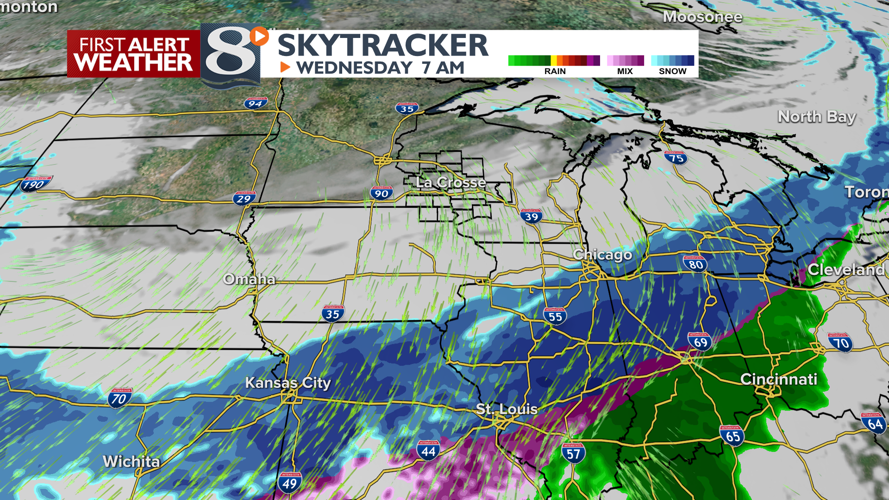 Breezy… But Not Nearly as Cold Tonight -Bill Graul | Forecast ...