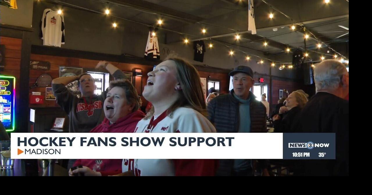 Fans in Madison take in Badgers' ninth women's hockey championship