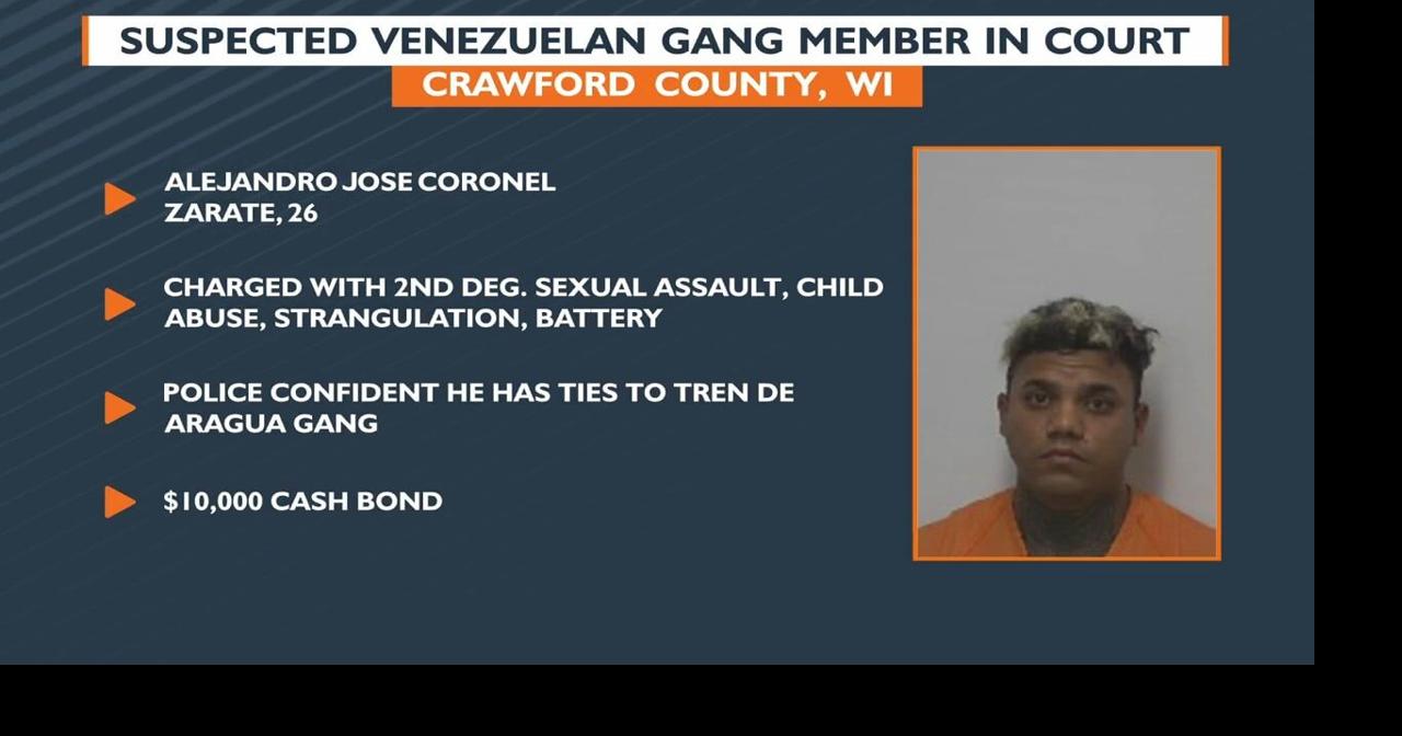 Suspected Venezuelan Gang Member In Court Crawford County, Wisconsin