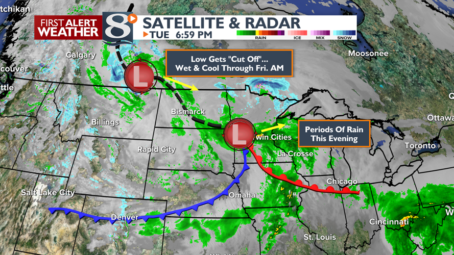 Breezy With Rain Showers This Evening -Bill Graul | Forecast | news8000.com