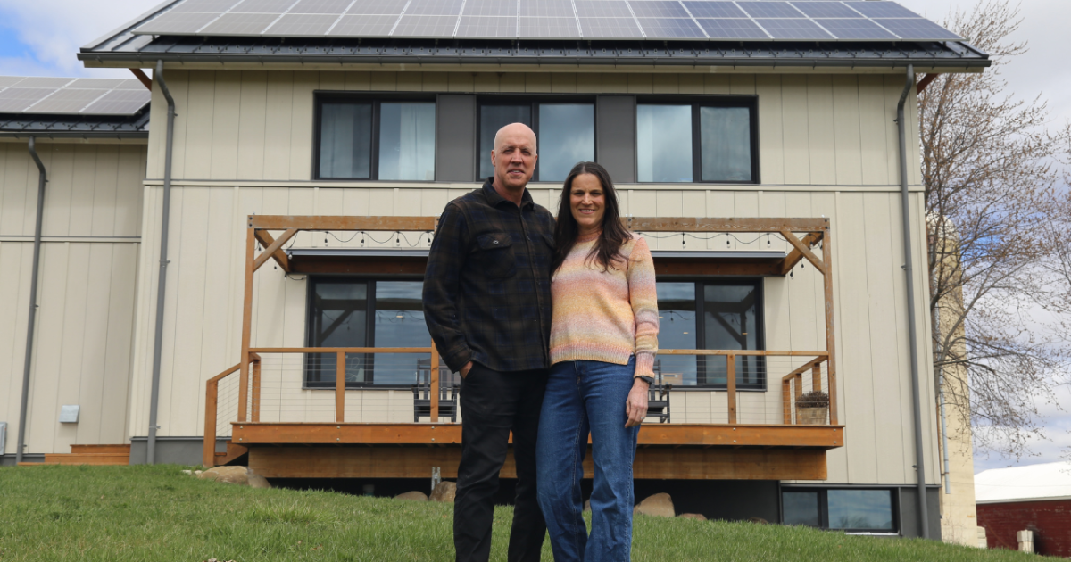Image showcasing Farming couple builds a 'passive house', one of Wisconsin's most eco ...