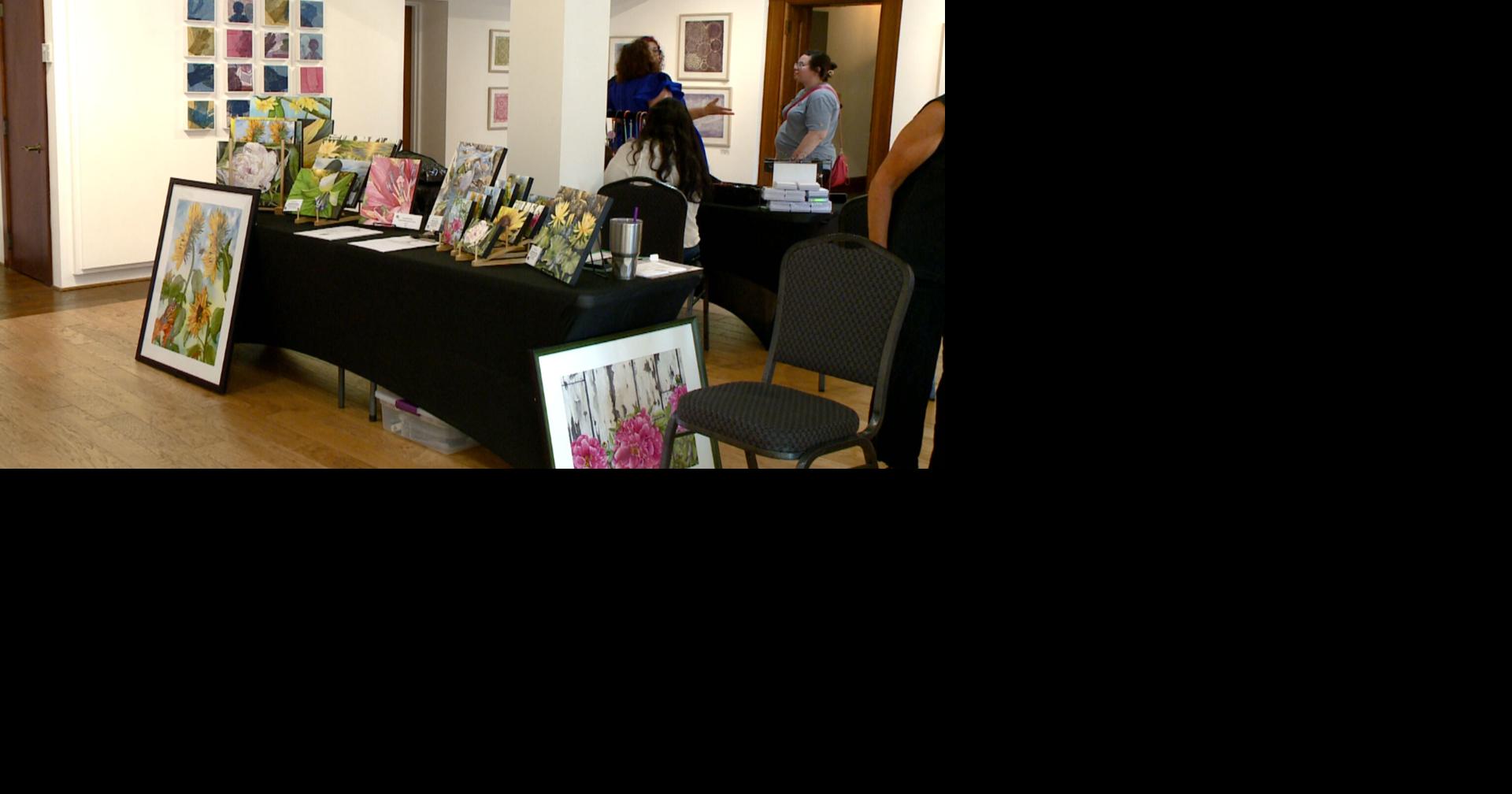 Local artists showcase work at Pump House Artspire Pop-Up Market on Friday