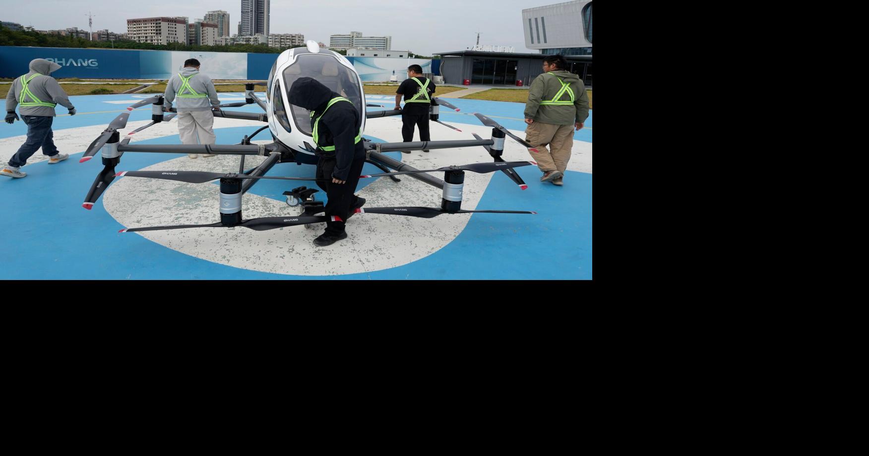 China’s dream of flying taxis is getting off the ground — slowly