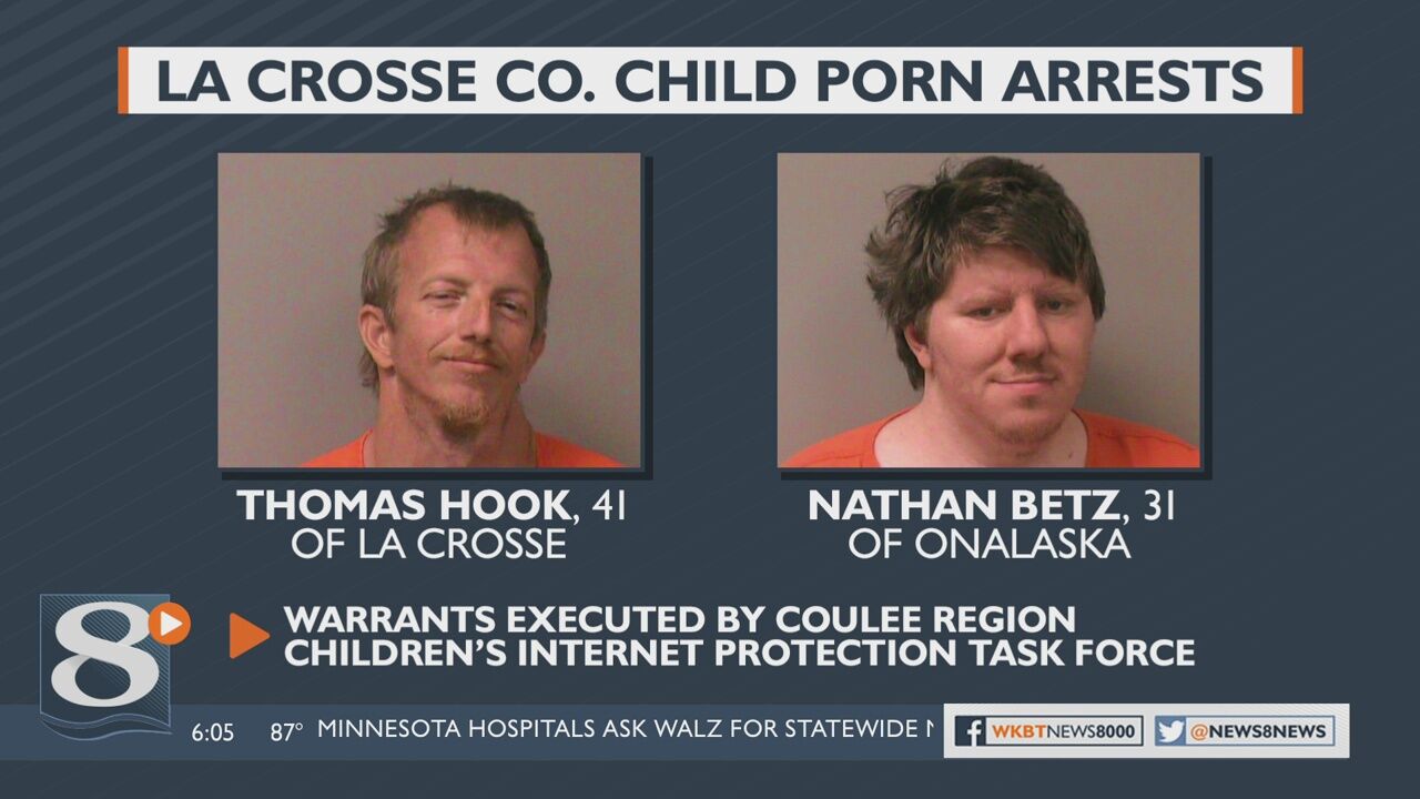 2 La Crosse County men arrested on child pornography charges | Crime |  news8000.com
