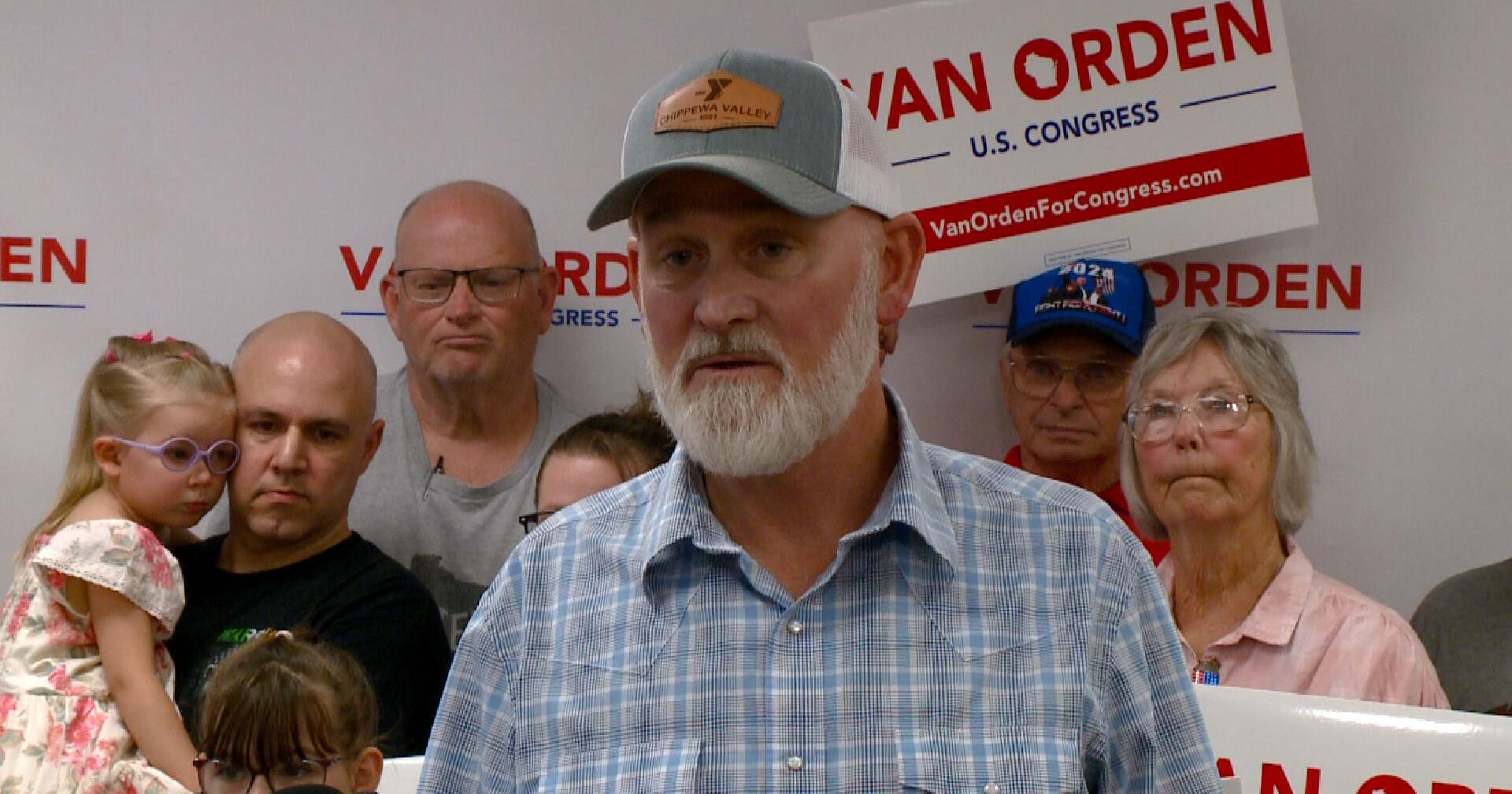 Rep . Van Orden touts vote to ban stock trading in Congress during La Crosse visit