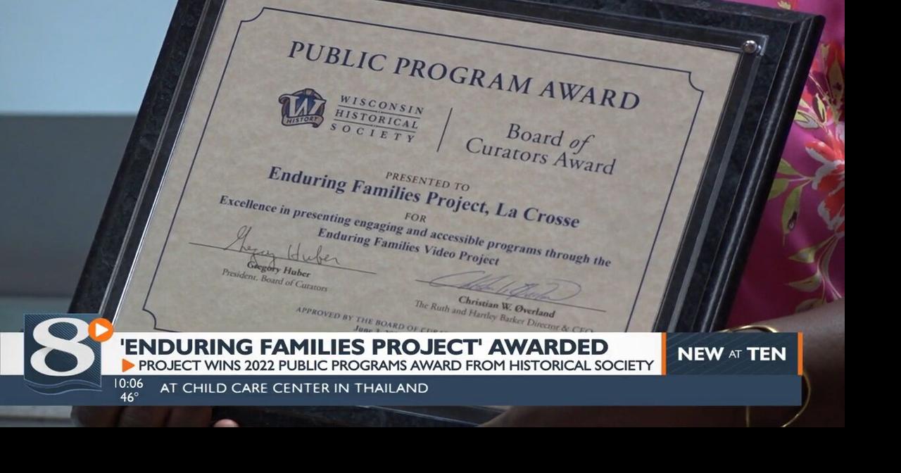 Enduring Families Project gets state-wide recognition for highlighting ...