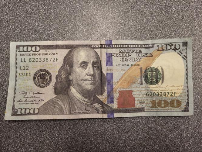 For motion picture' was written on fake $50 bill found in Marysville