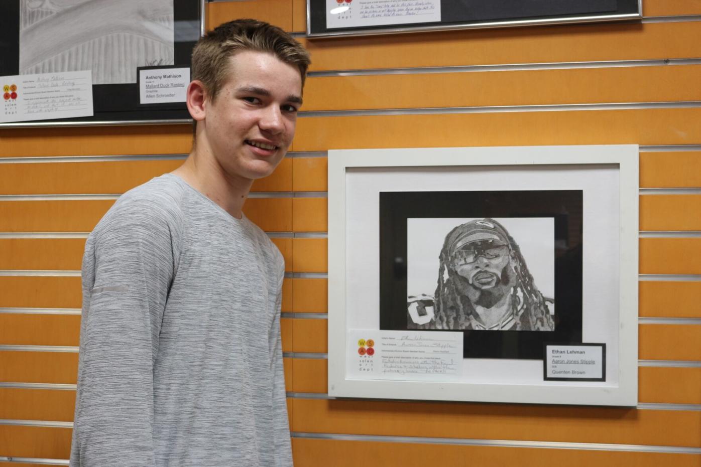 West Salem student wins Green Bay Packers Art Contest