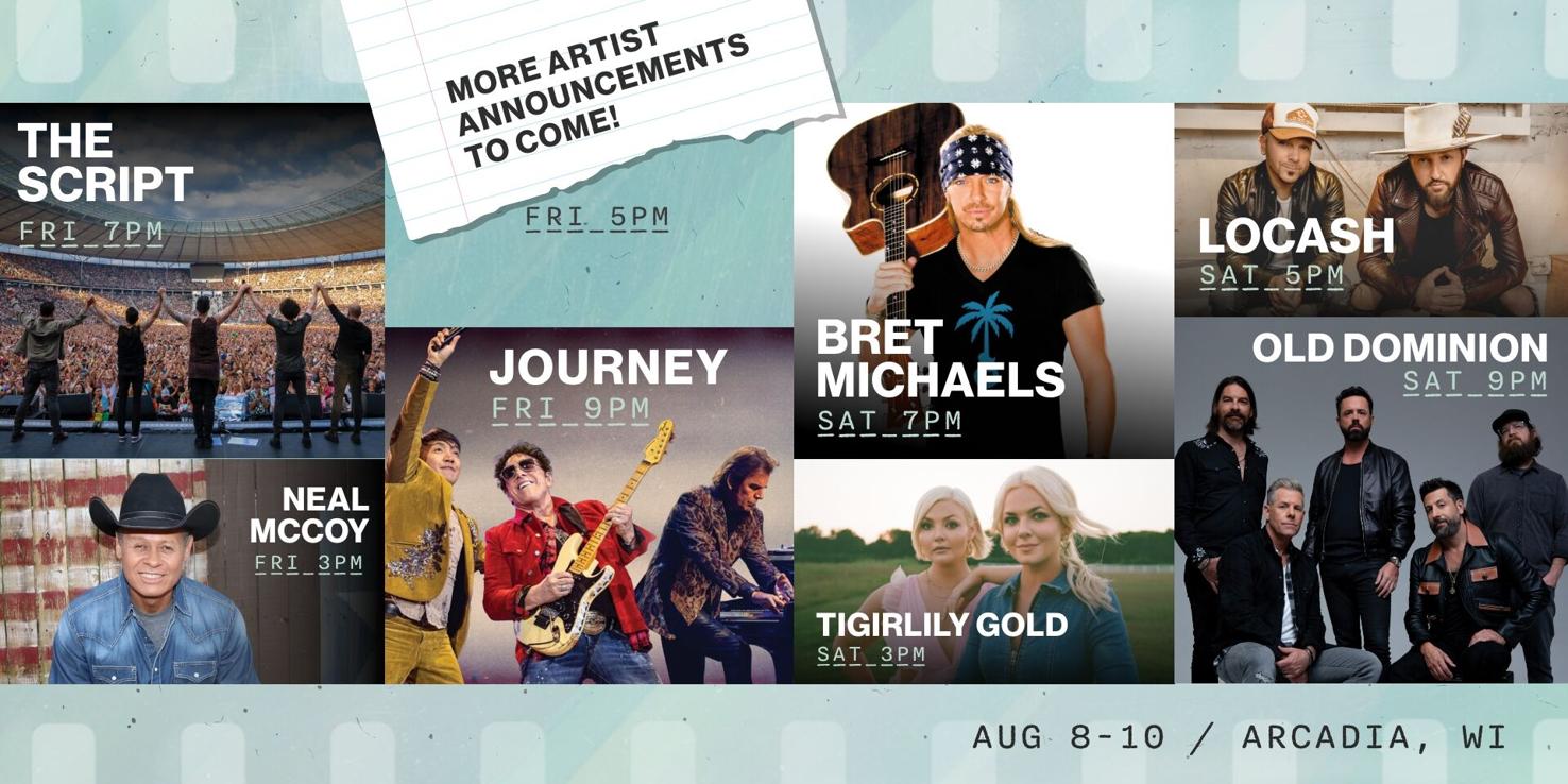 Ashley for the Arts announces 2024 main stage lineup Music