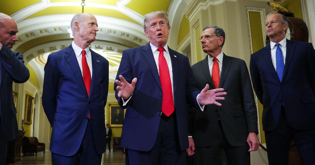 Trump's Capitol visit devolves into shouting match with GOP senator he helped oust in primary fight Kevin Dietsch/Getty Images via CNN Newsource Jun 24, 2026 Jun 24, 2026 Updated 12 mins ago