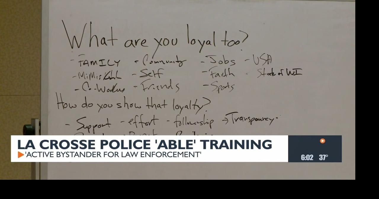 La Crosse Police Department goes through ABLE training News