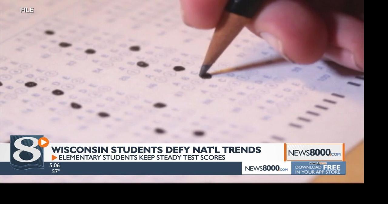 Wisconsin elementary students’ test scores better than national average ...