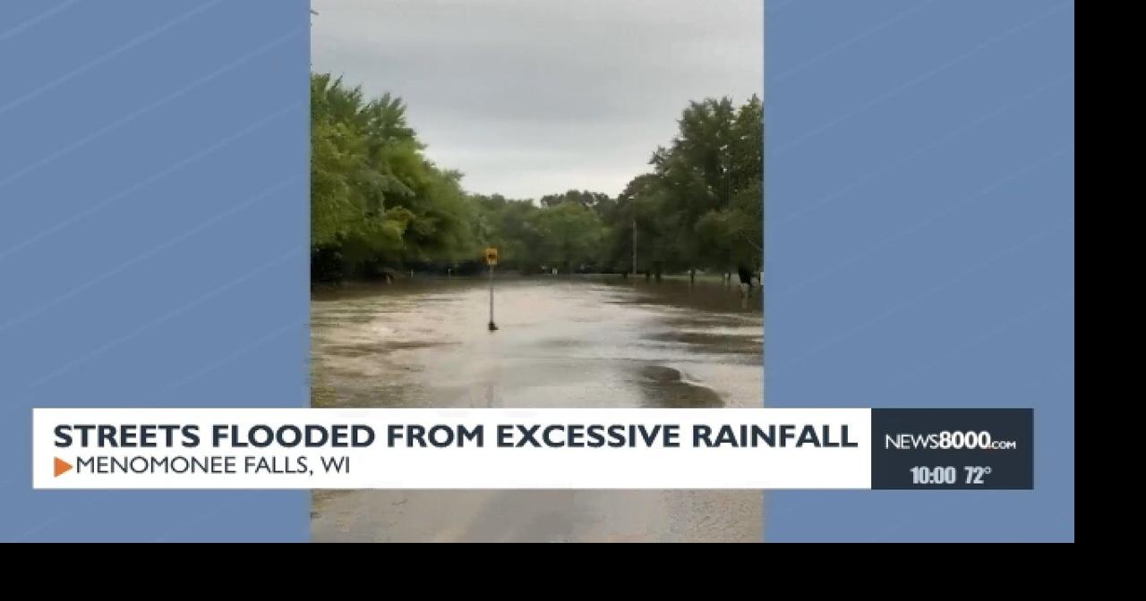 Menomonee Falls flooding from excessive rainfall | News | news8000.com