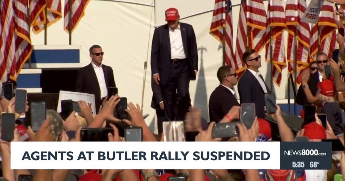 Butler Rally Overhead Agents at Butler Trump rally suspended | News | news8000.com