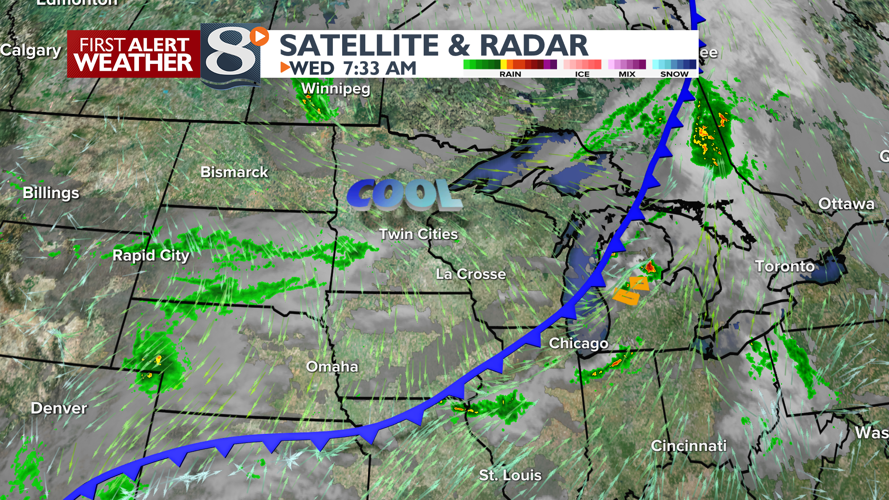 Cloudy Early with Much Cooler Temperatures Today -Derek Sibley ...