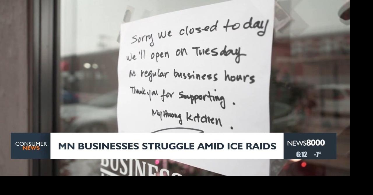 Consumer Headlines: MN businesses struggle amid ICE raids