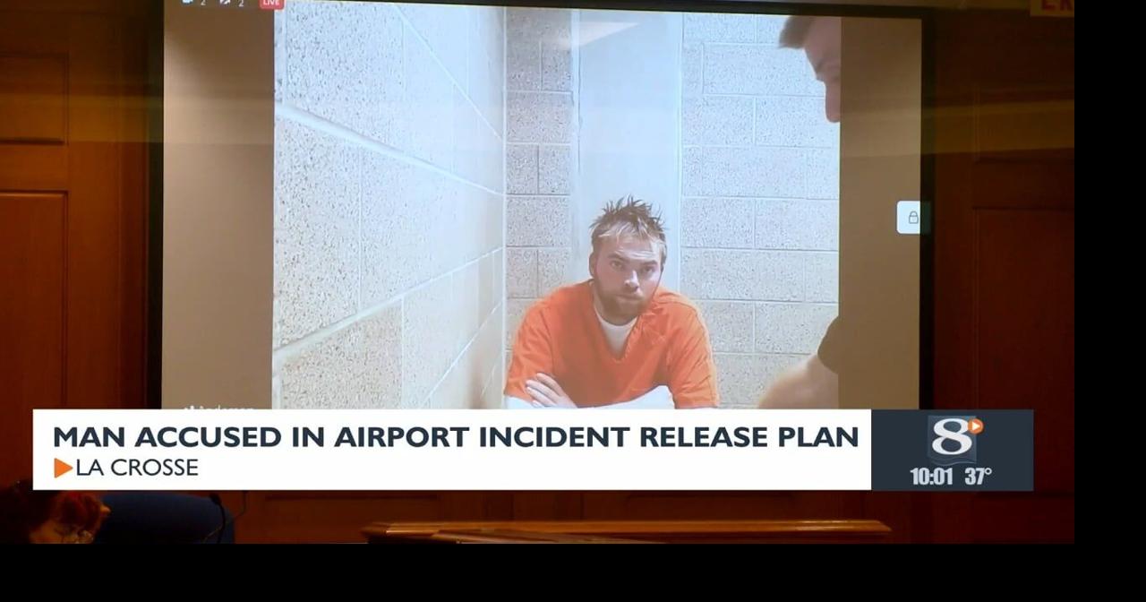 Man accused in airport incident release plan approved News