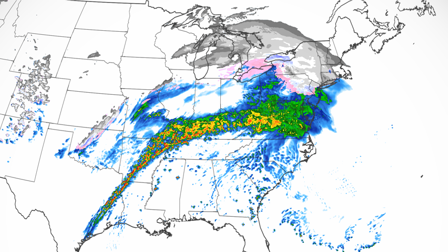 At least 1 dead as storm batters eastern US with life-threatening ...