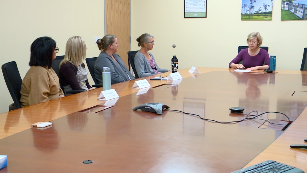 Sen Work Stations Sen. Baldwin meets with local election officials to discuss election ...