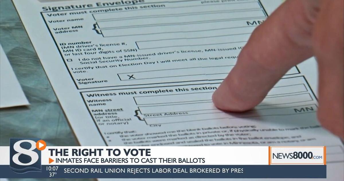 The right to vote: Former Wisconsin inmate says barriers make voting ...