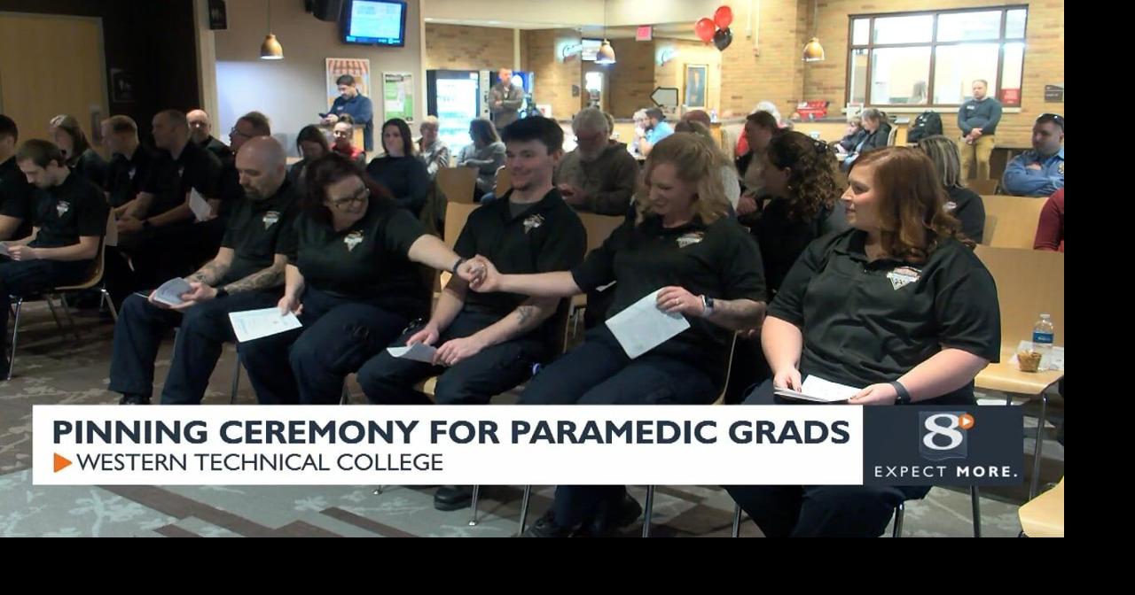 Fourteen EMT's receive pins after graduating from Paramedic Program ...