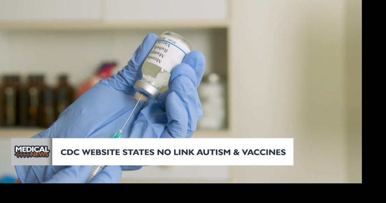 Medical Headlines: CDC Website States No Link Autism & Vaccines