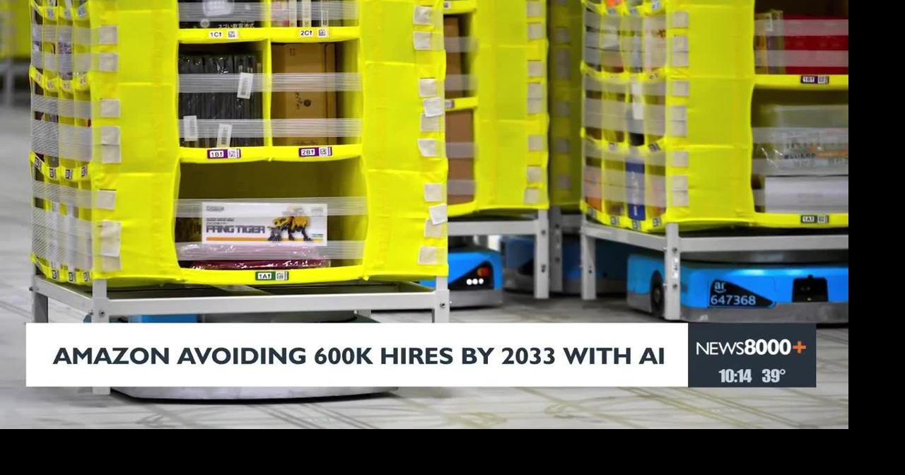 Amazon avoiding 600K hires by 2033 with AI | News | news8000.com