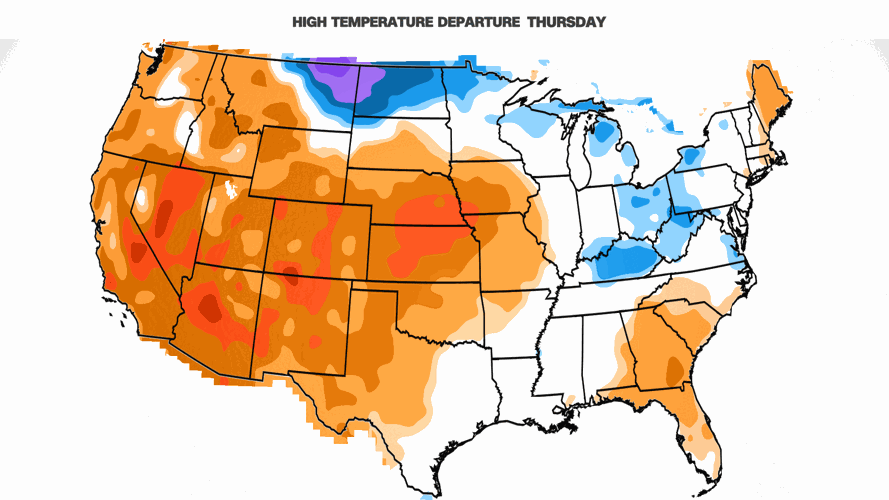Wild temperature swings are coming the rest of the year. Here’s what to ...