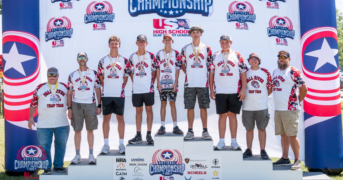 Fall River High School wins clay target shooting national championship Kyle Jones Jul 13, 2026 Jul 13, 2026 Updated 3 mins ago