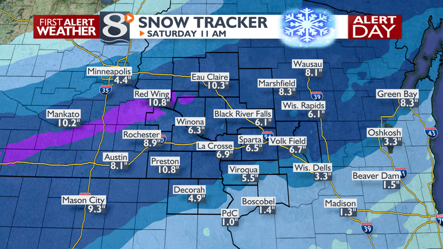 ALERT DAY: First Major Winter Storm of the Season Today & Tonight ...