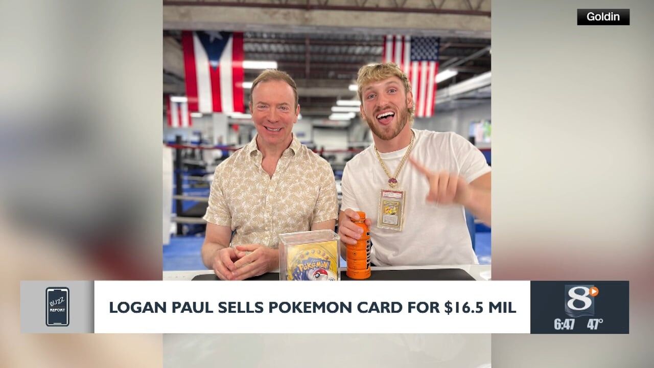 Buzz Report: Logan Paul sells Pokemon card for nearly $16.5 million | News  | news8000.com
