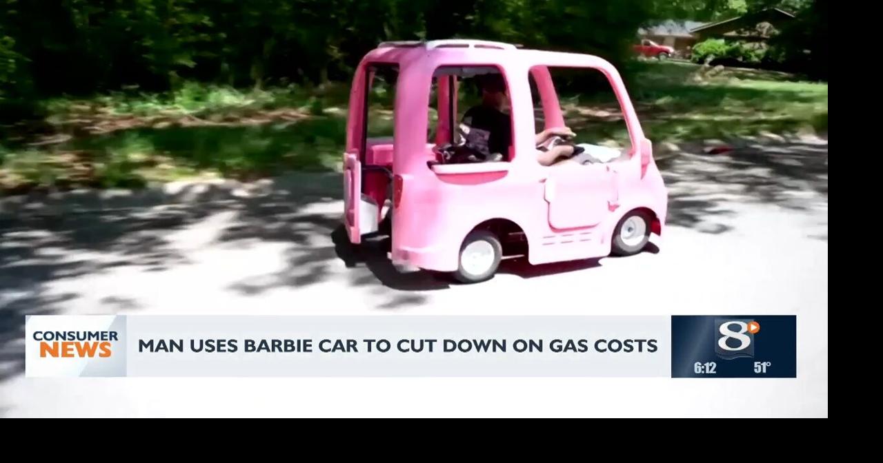 Consumer headlines: Man uses Barbie car to cut down on gas costs