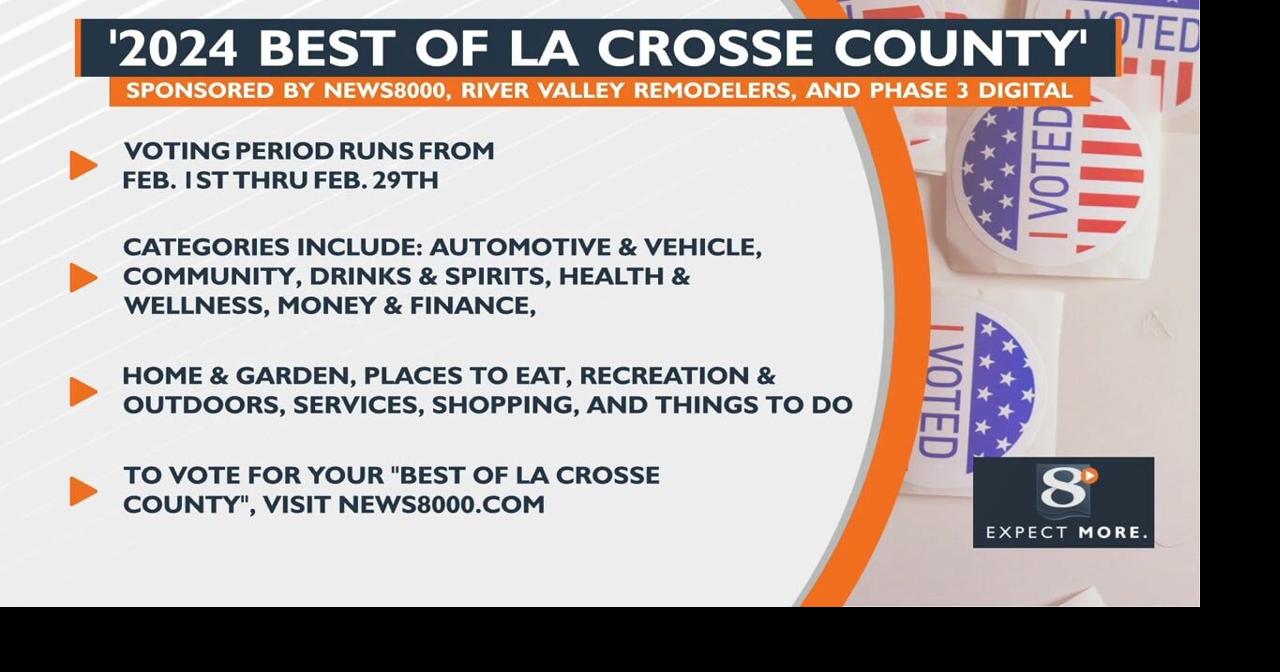 '2024 Best of La Crosse County" Starts Tomorrow News