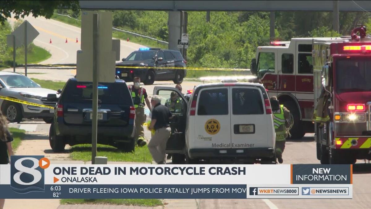 UPDATE Motorcyclist killed in Onalaska crash after trying to elude