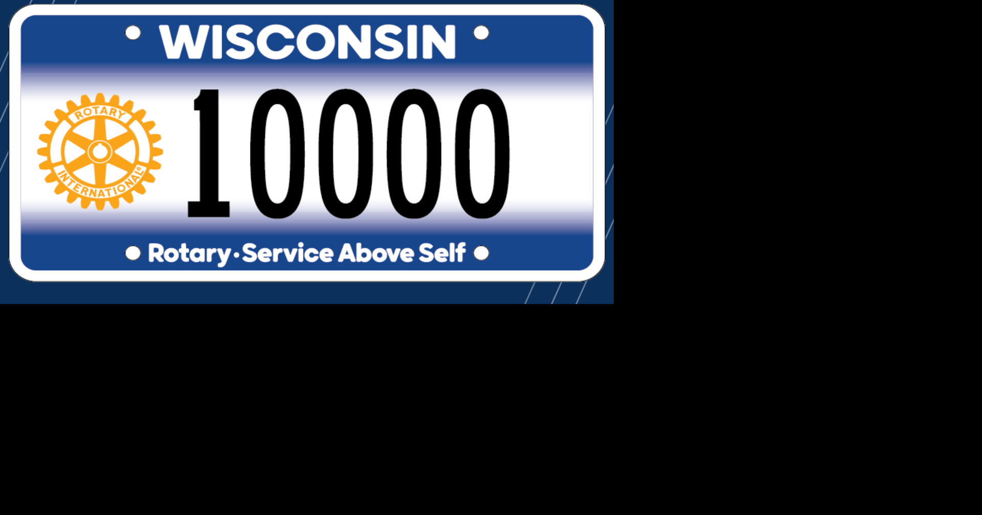 Wisconsin DMV now offers Rotary International specialty license plates Jul 31, 2026 10 mins ago