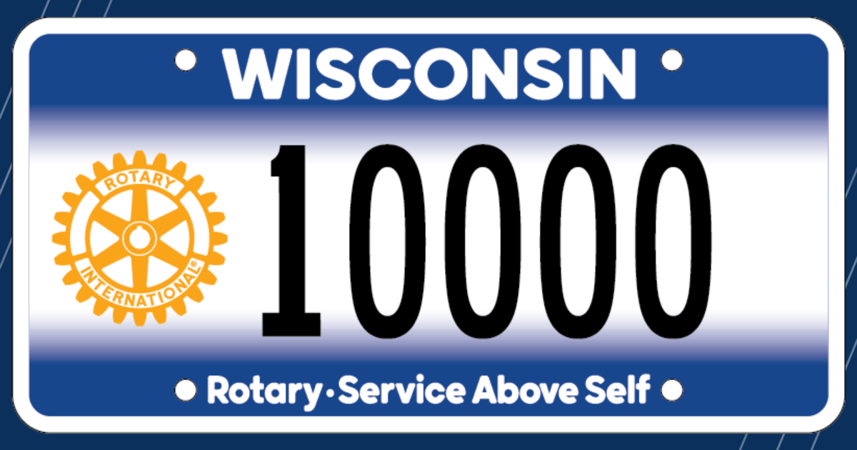 Wisconsin DMV now offers Rotary International specialty license plates Jul 31, 2026 10 mins ago