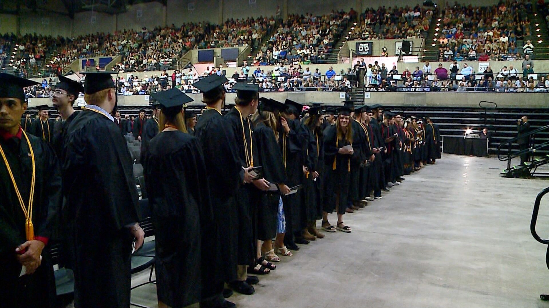 Western Tech graduates walk the stage at spring commencement ...